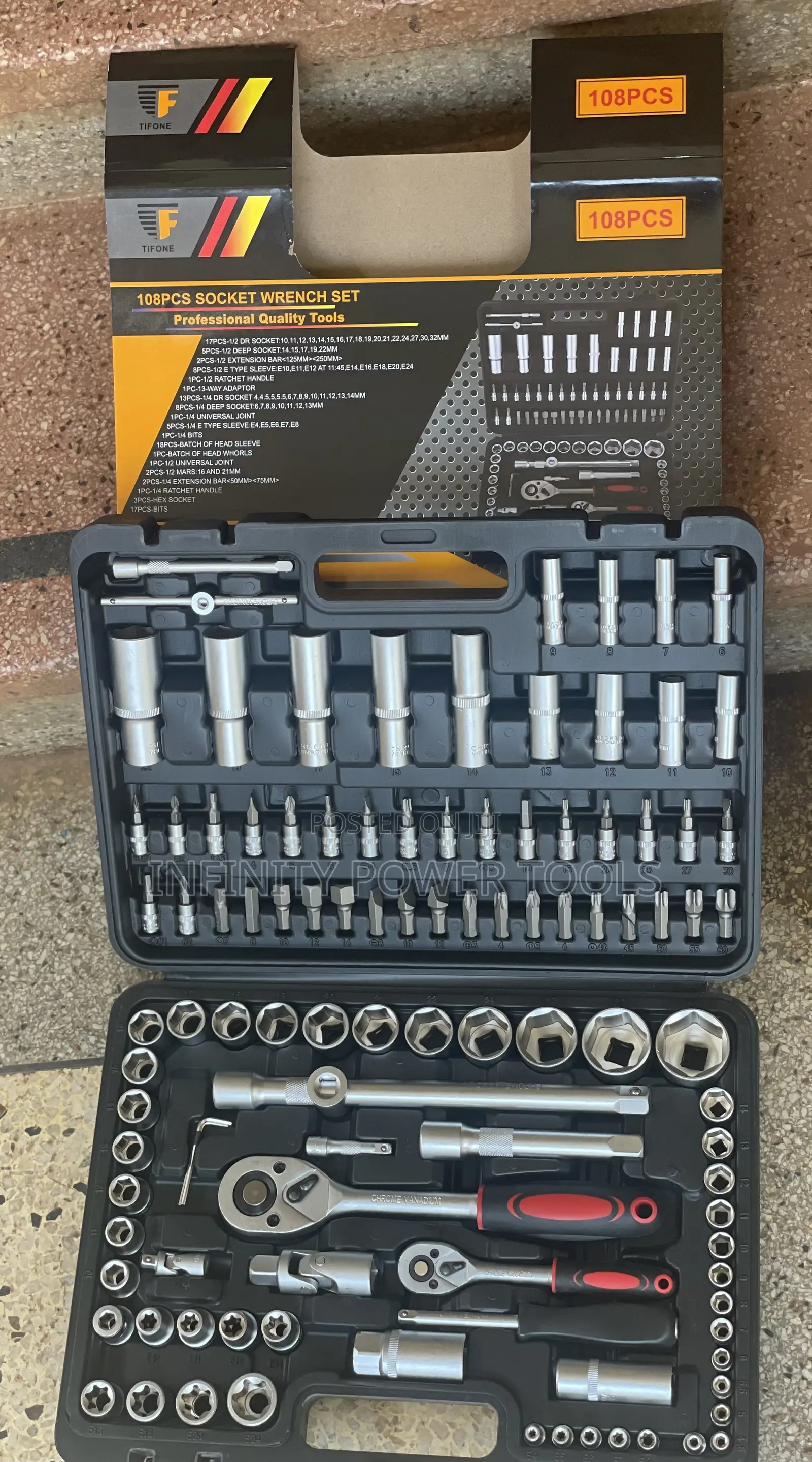 108 PCS Socket Wrench Set