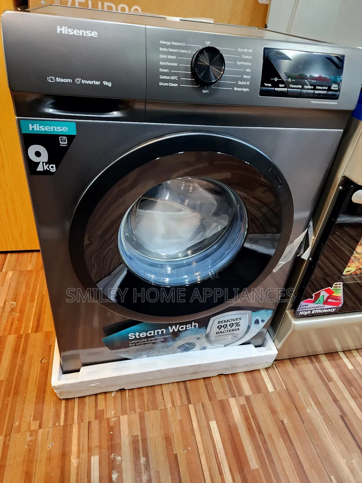 9kgs Frontloader Fully Automated Hisense Washing Machine