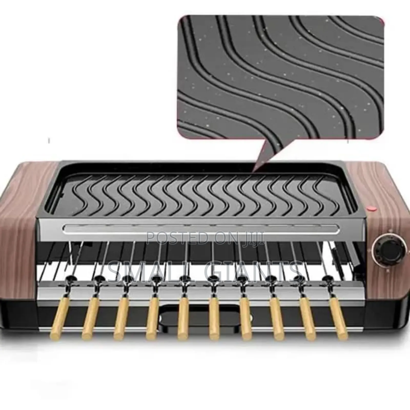 Automatic Rotate Barbecue Non-Stick Electric Grill Rotator