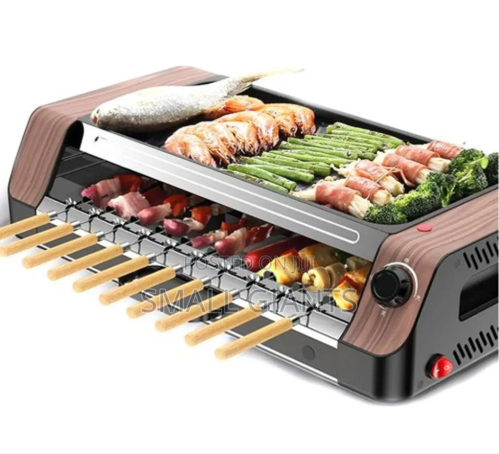 Automatic Rotate Barbecue Non-Stick Electric Grill Rotator