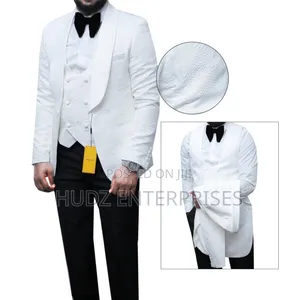Wedding Quality Suit White and Black