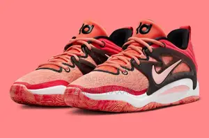Original Nike Kevin Durant KD 15 Pink/Red Basketball Sneaker