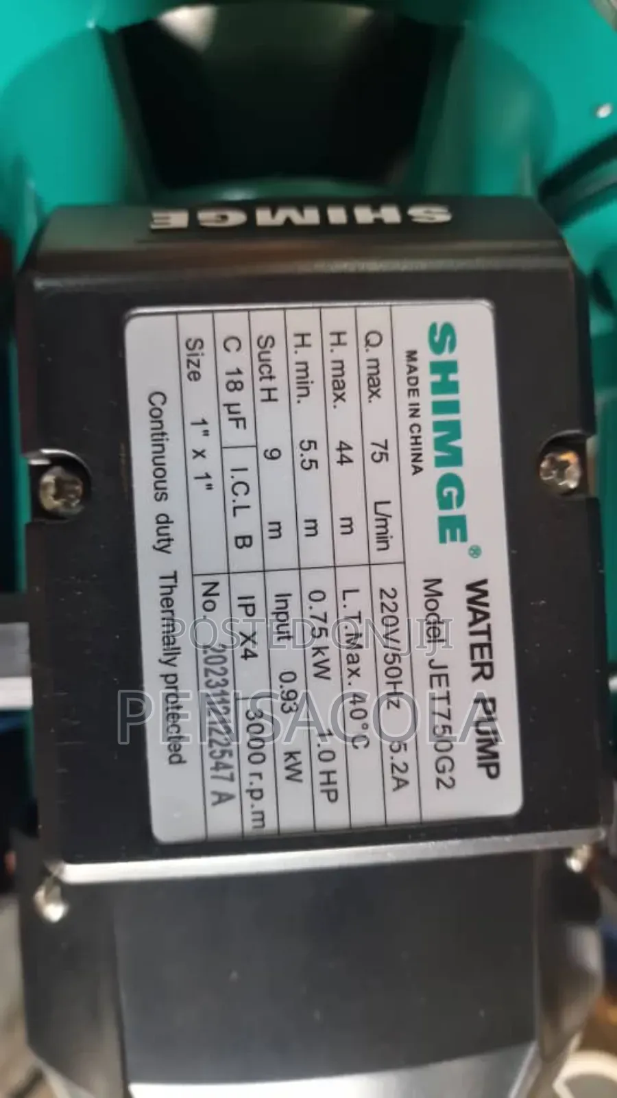 Stainless Surface Pump 44m