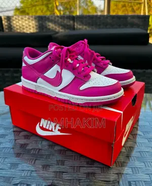 New Ladies' Nike Dunk Low Active Fuchsia in Stock