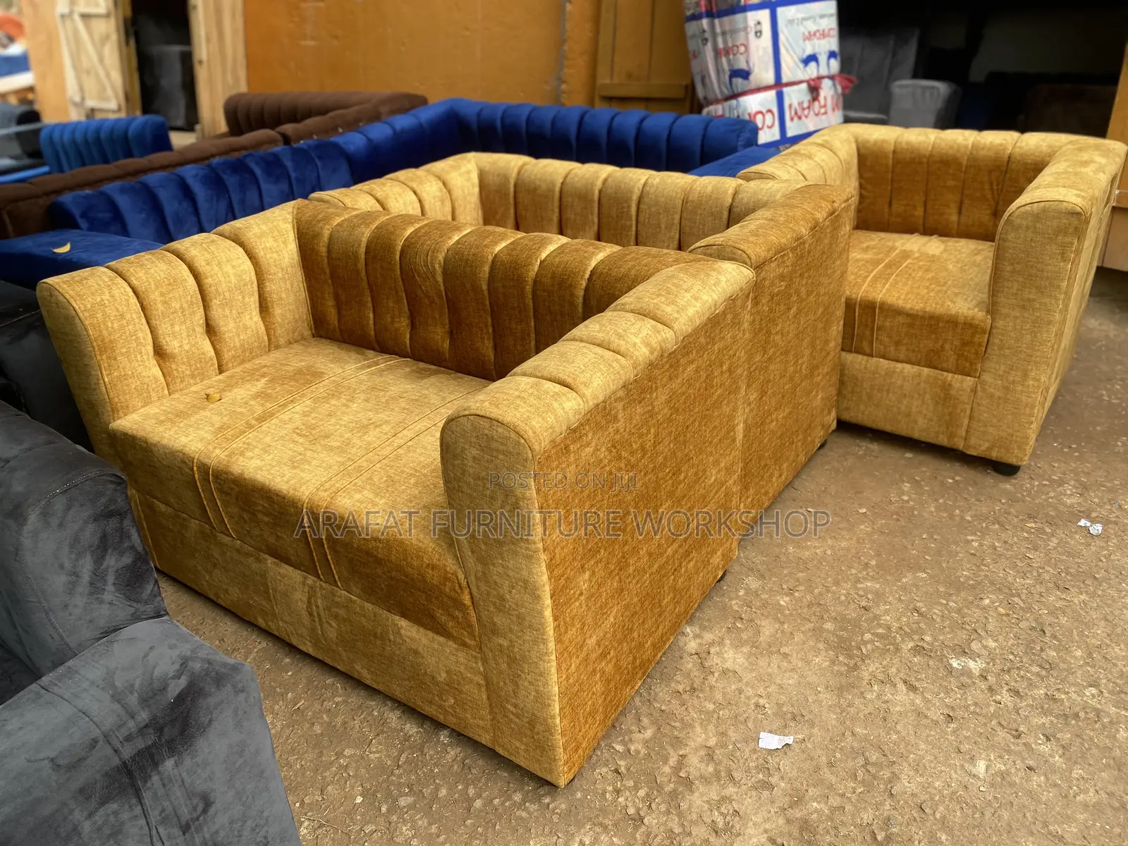 Modern Simple Box Couch Highdensity