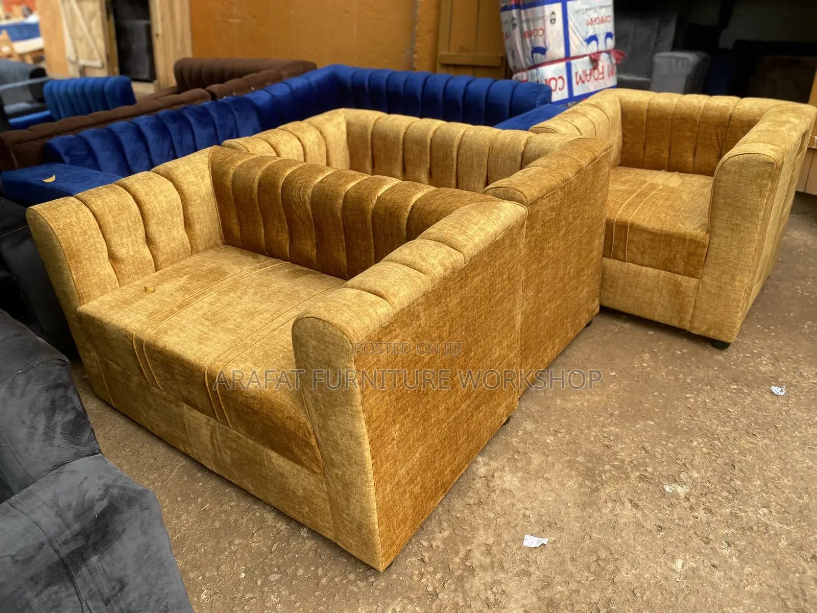 Modern Simple Box Couch Highdensity