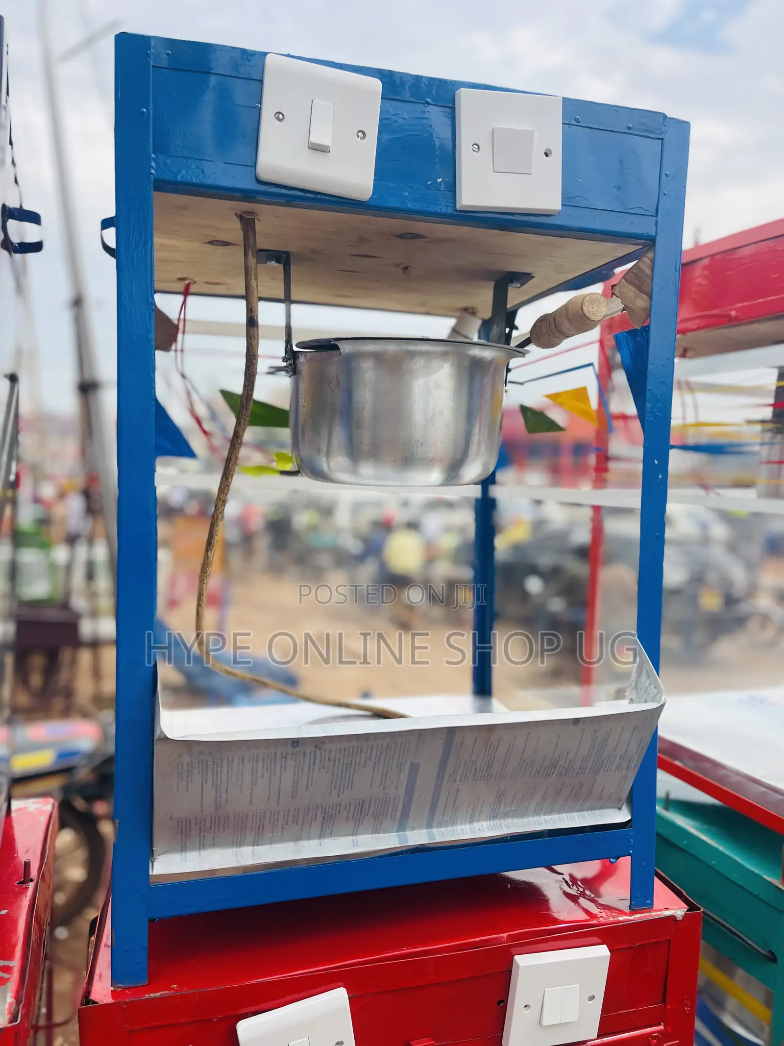 Blue Kings Popcorn Machine