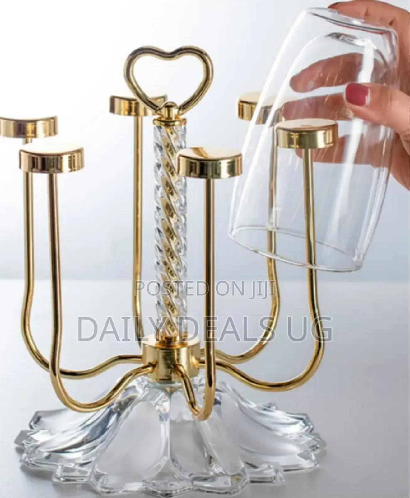 Gold Glass Holder