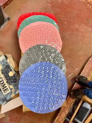 Round Silicone Bathroom Mat