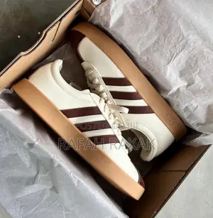 Adidas Neo 5 Court 2.0 Cream Brown Gum Casual Sneakers