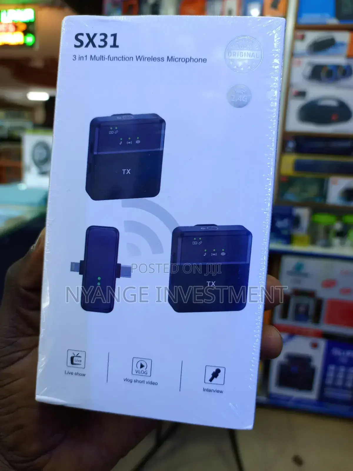 3in1 Multi Function Wireless Microphone
