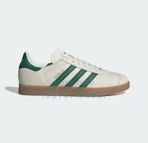 Original Off-White Adidas Gazelle Casual Leather Sneakers