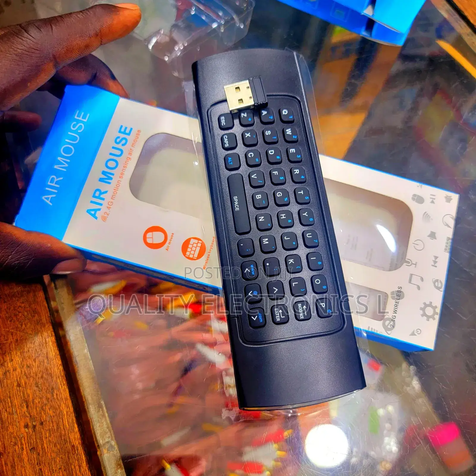 2.4 Wireless Air Mouse, Remote Keyboard for Smart Tv
