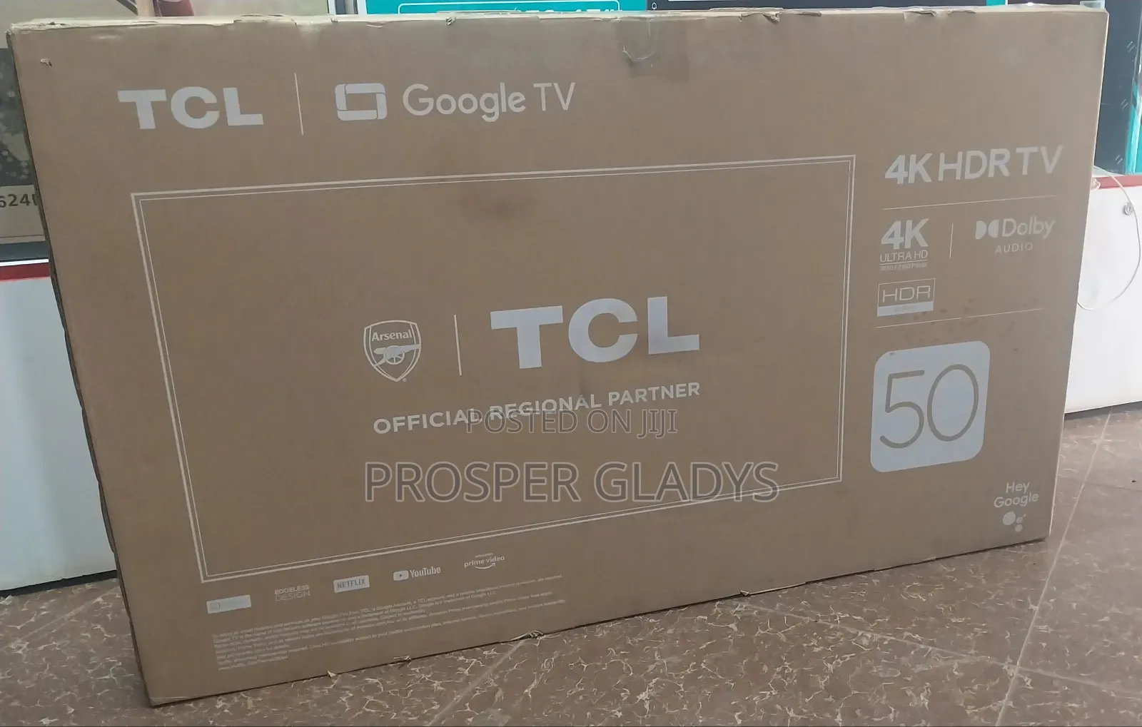 TCL 50 Smart Android Digital Flat Screen.
