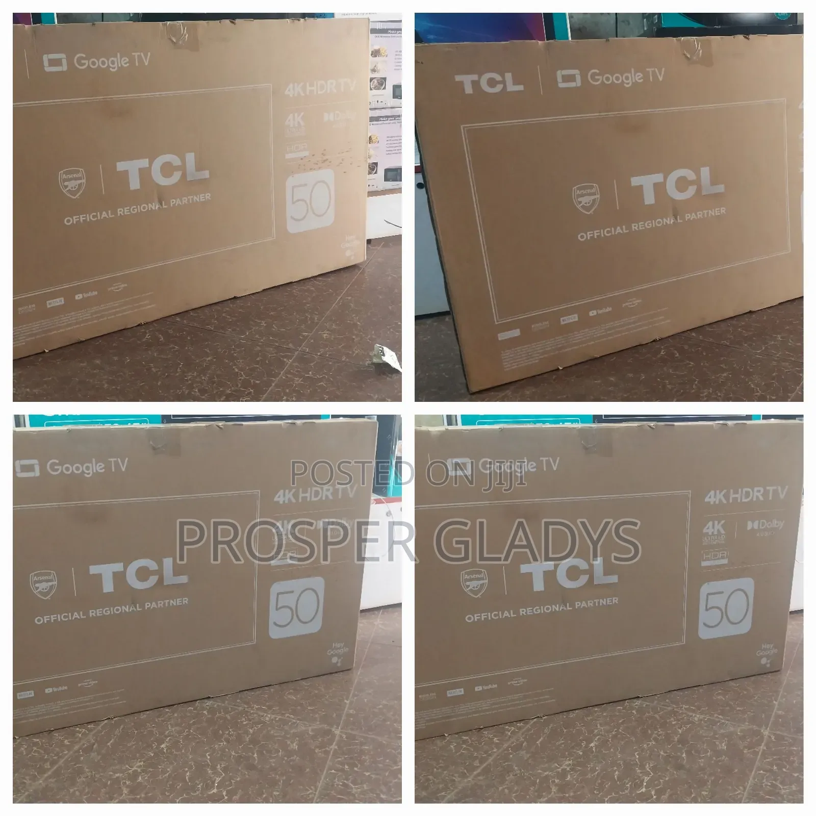 TCL 50 Smart Android Digital Flat Screen.