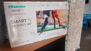 43 Inches Led Hisense Smart UHD Flat Screen Flameless.