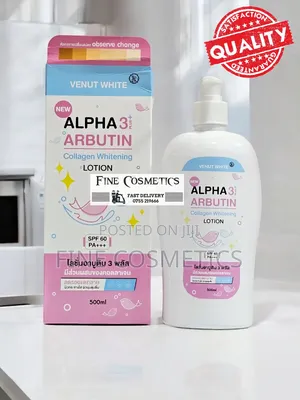 NEW ALPHA ARBUTIN 3plus, Collagen Whitening Lotion SPF60