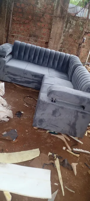 Gray Min L Sofa Set Available