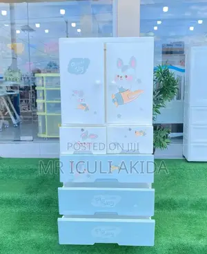 5layer Kids Accessories Plastic Wardrobe Storage Box Drawer