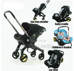 4in1 Heavy-Duty Stroller,Baby Cradle,Kids Basket Car Seat
