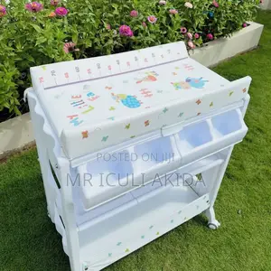 2in1 Baby Mobil Cabineted Diaper Changing Bath Station Table