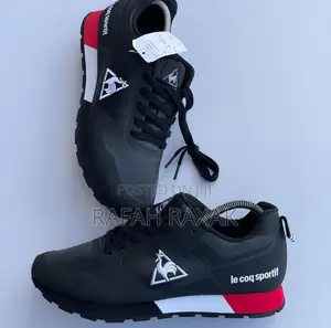 Authentic Black Le Coq Sportif Tennis Sneakers