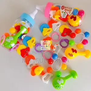 Baby Toy Rattles Shakers Bottle Set
