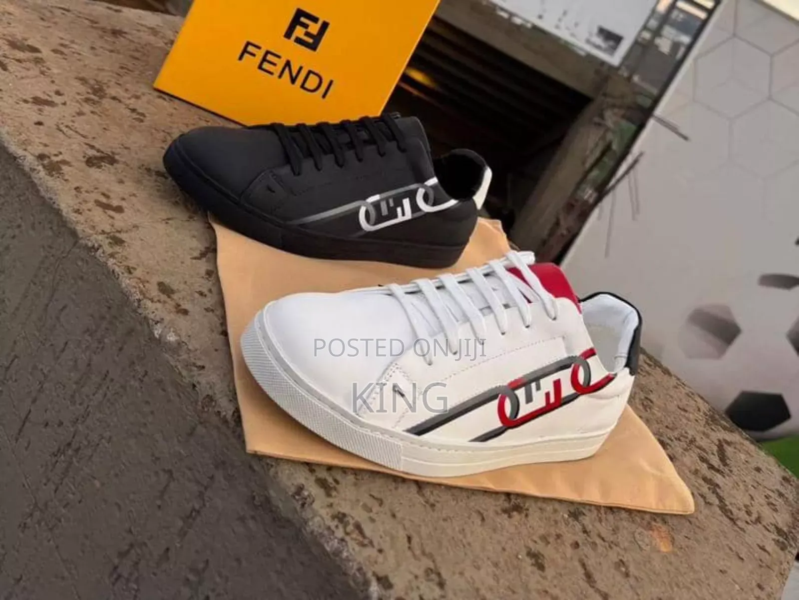 Legit Black Fendi Sneakers