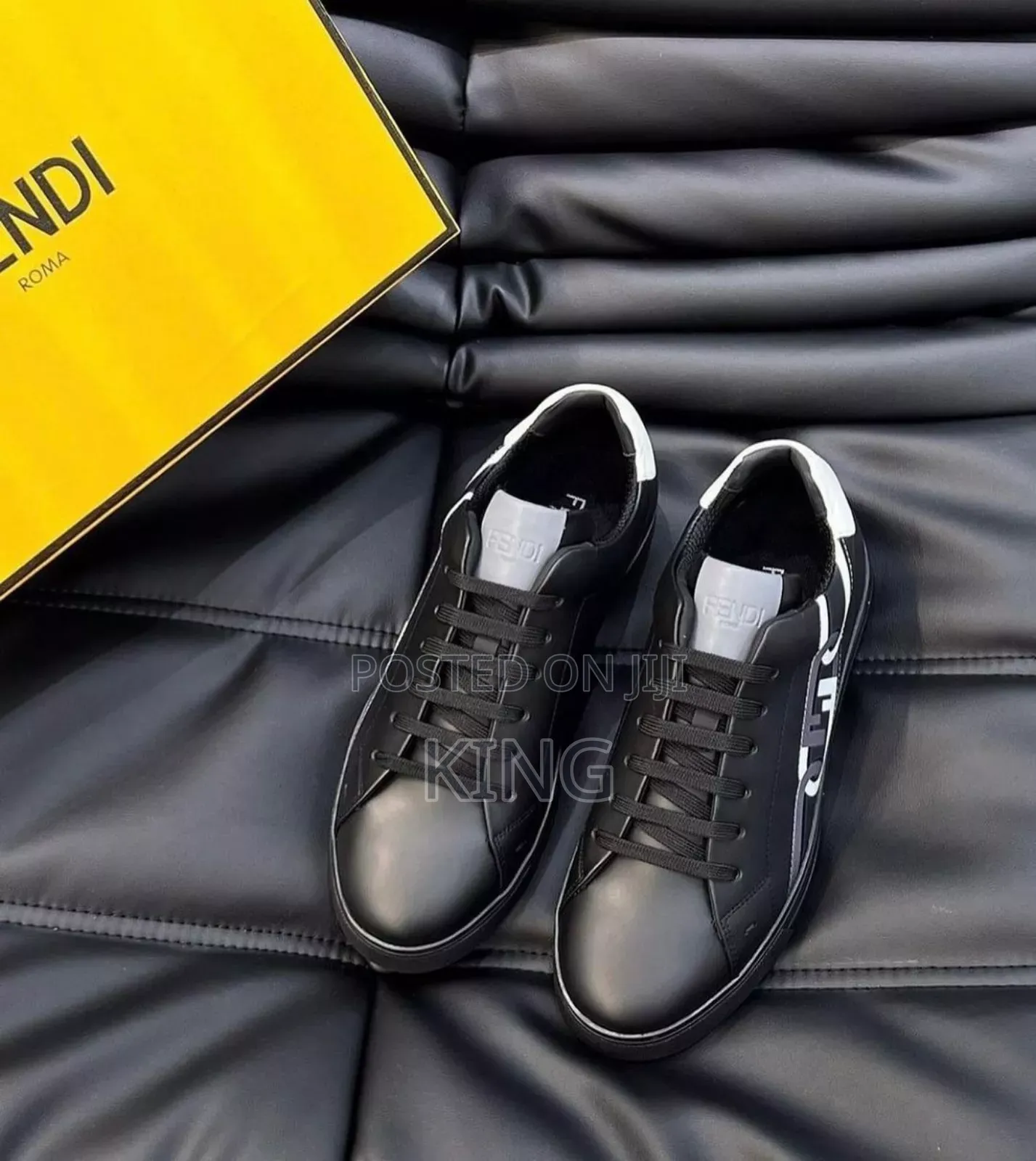 Elite Black Fendi Sneakers