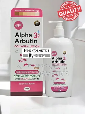 NEW ALPHA ARBUTIN 3plus Collagen Deep Whitening Lotion SPF60