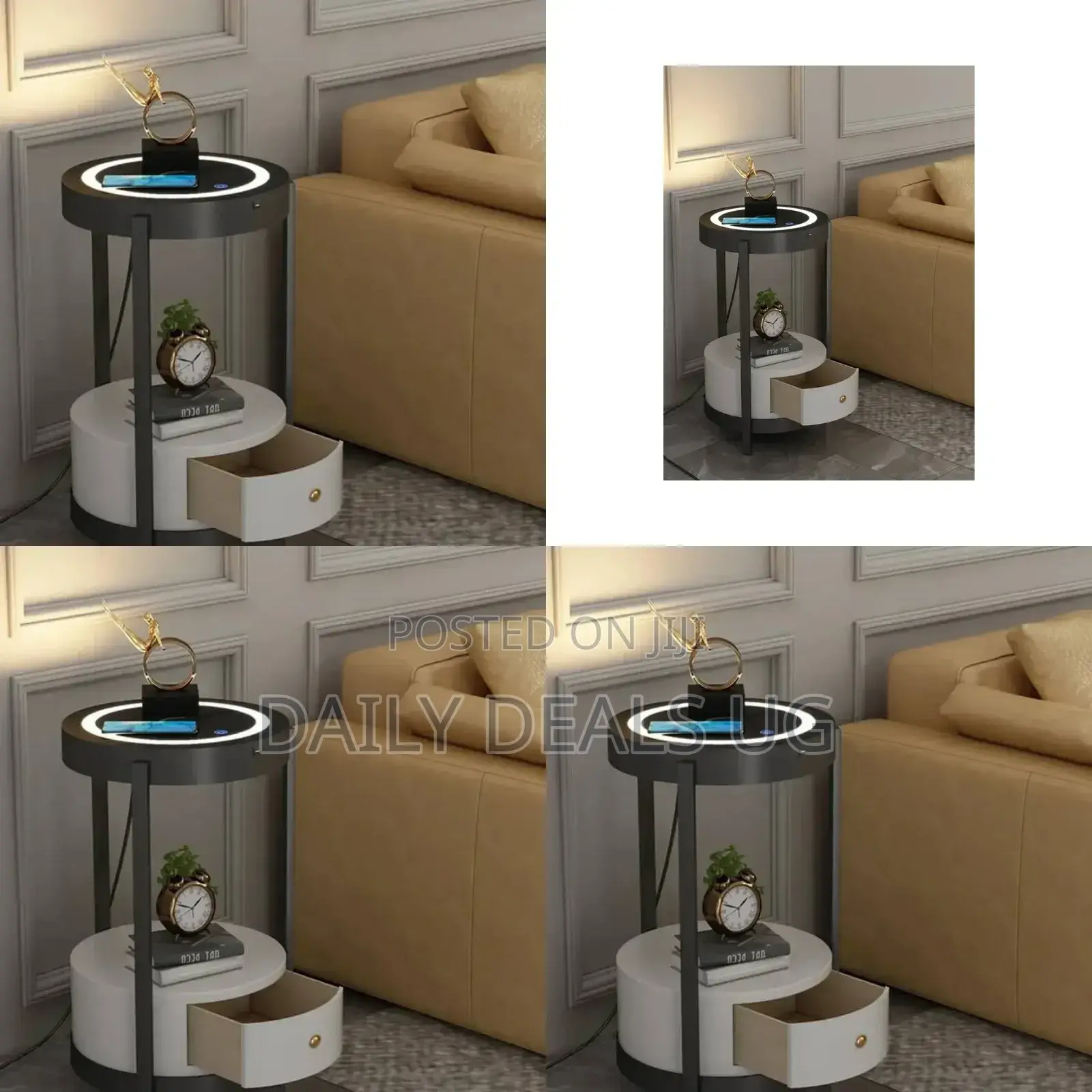 Electric Led Smart Sofa Side Table