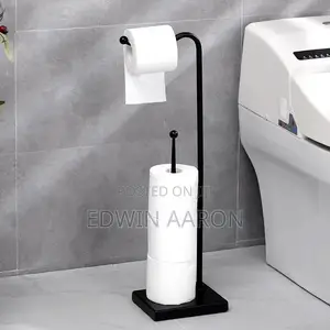 Free Standing Stainless Steel Toilet Paper Holder