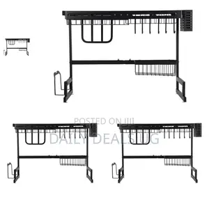 Aluminum Over the Sink Rack Organizer