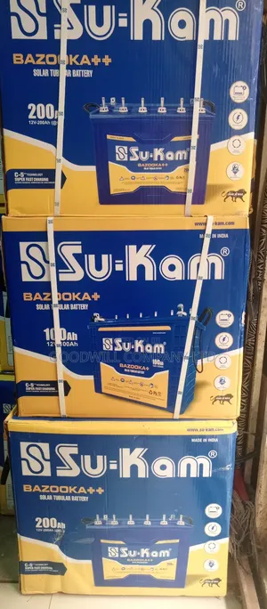 100ah Heavy Duty Sukam Tubular Battery Made in India