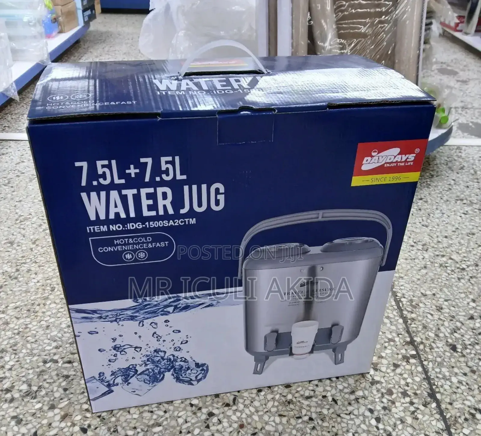 Daydays 15L Twin Hot Cold Thermos Tea,Coffee,Water Flask