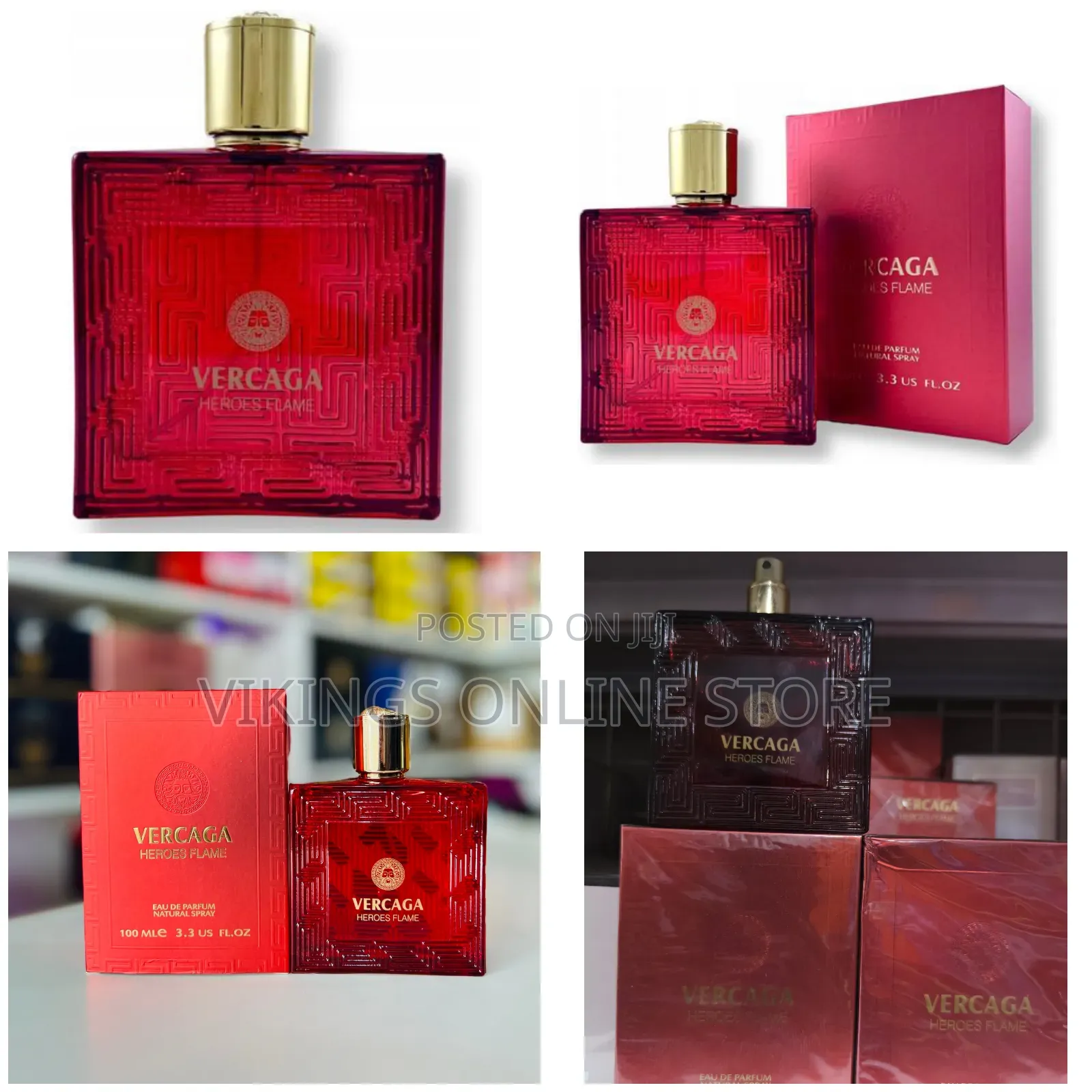 Vercaga Heroes Flame Perfume Men 100 Ml Eau De Parfum