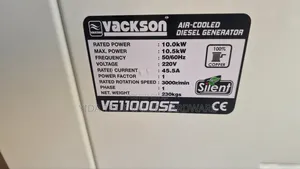 Generator 10.5 Kva Vackson Brand