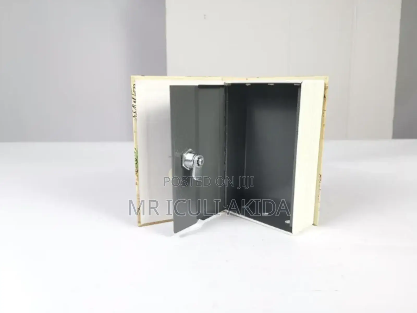 Metal Secret Creative Books Storage Safe Box