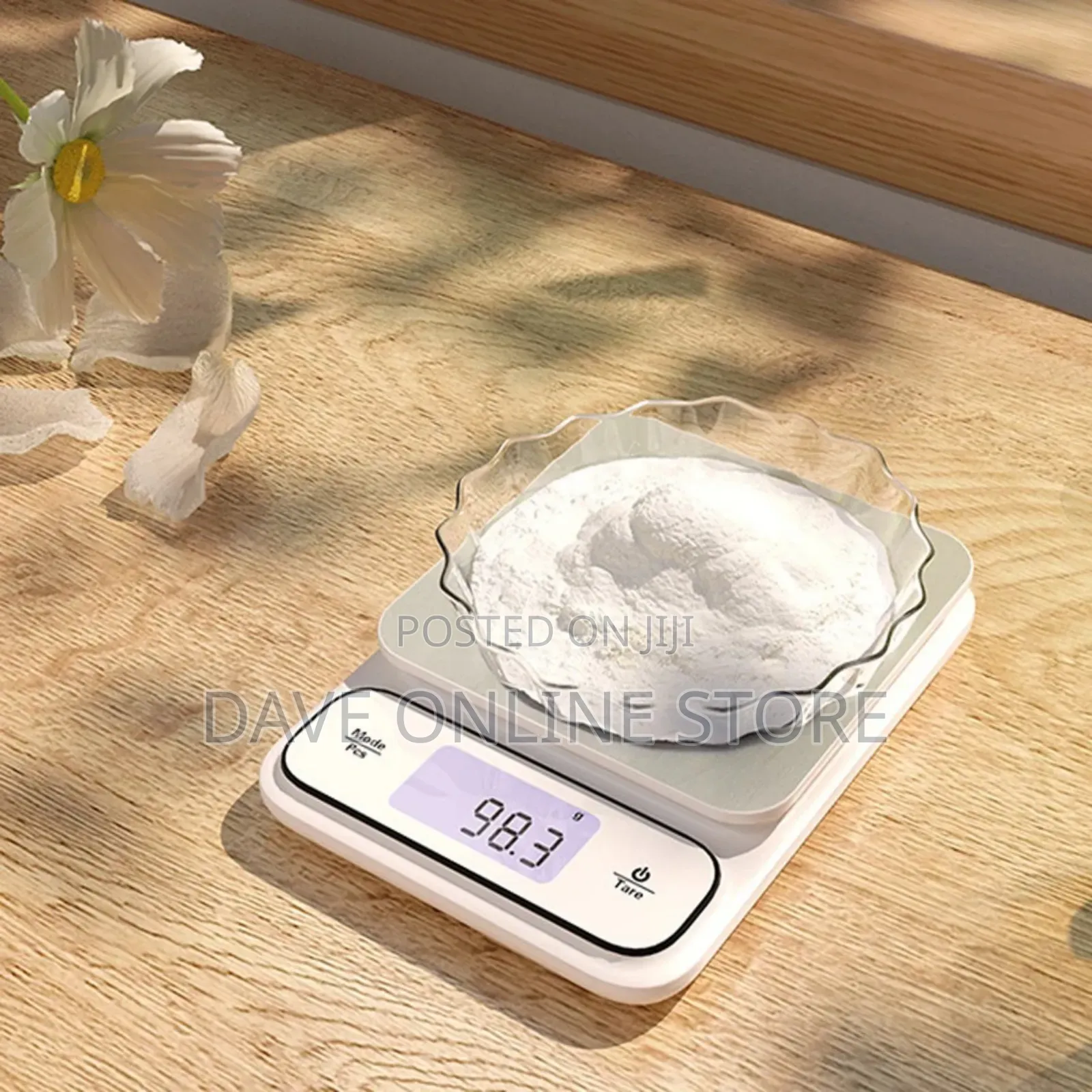 Mini Digital Kitchen Scale Waterproof 5kg 0.1g Battery - 
