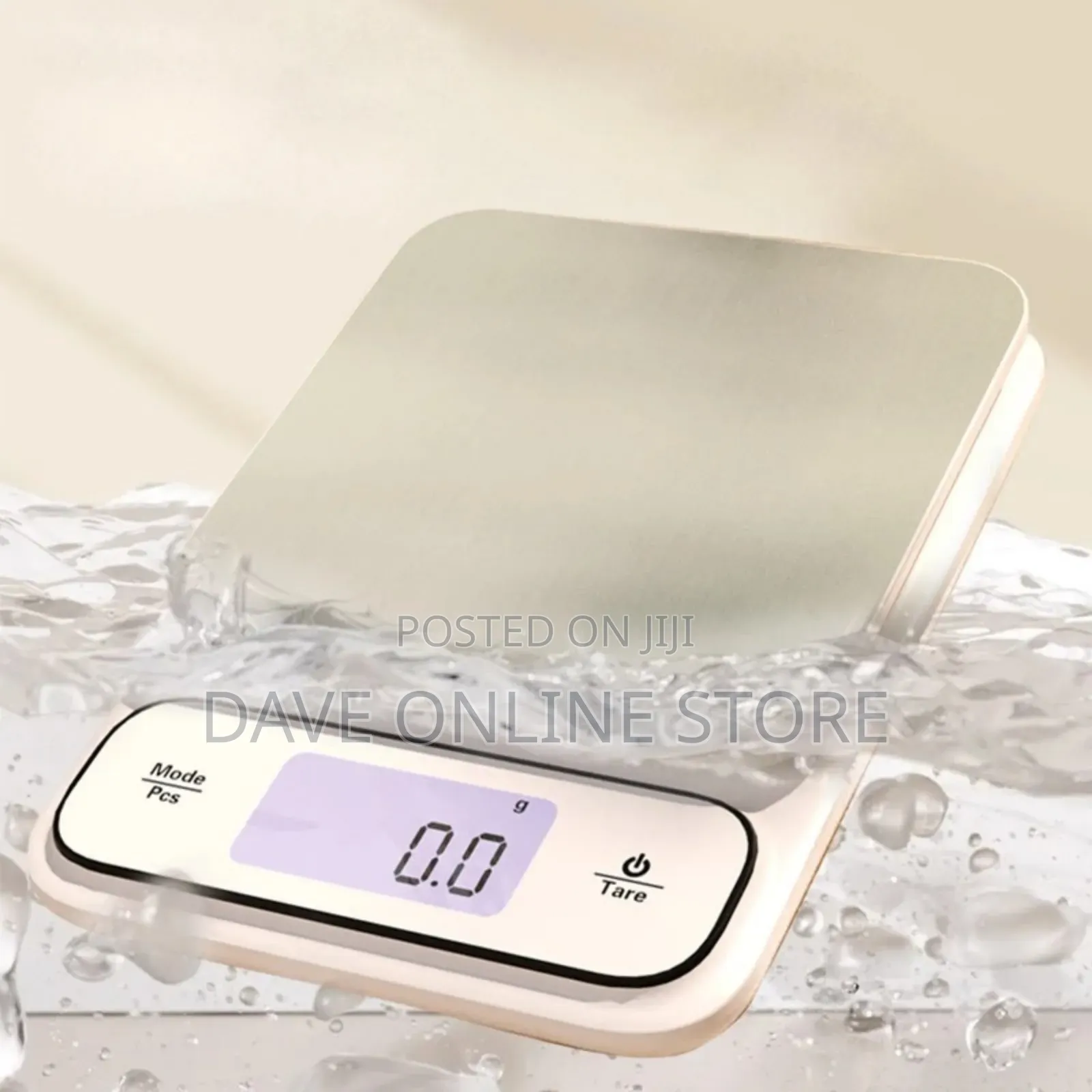 Mini Digital Kitchen Scale Waterproof 5kg 0.1g Battery - 