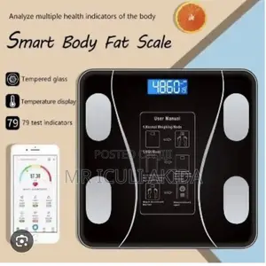 180kgs Tempered Glass Healthy Smart Body Fat Weighing Scale