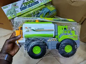 Kids Playng Fire Rescue Truck WTH Friction Powered Excavator