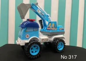 Kids Friction Powered Enginering City Dump Playing Truck Toy