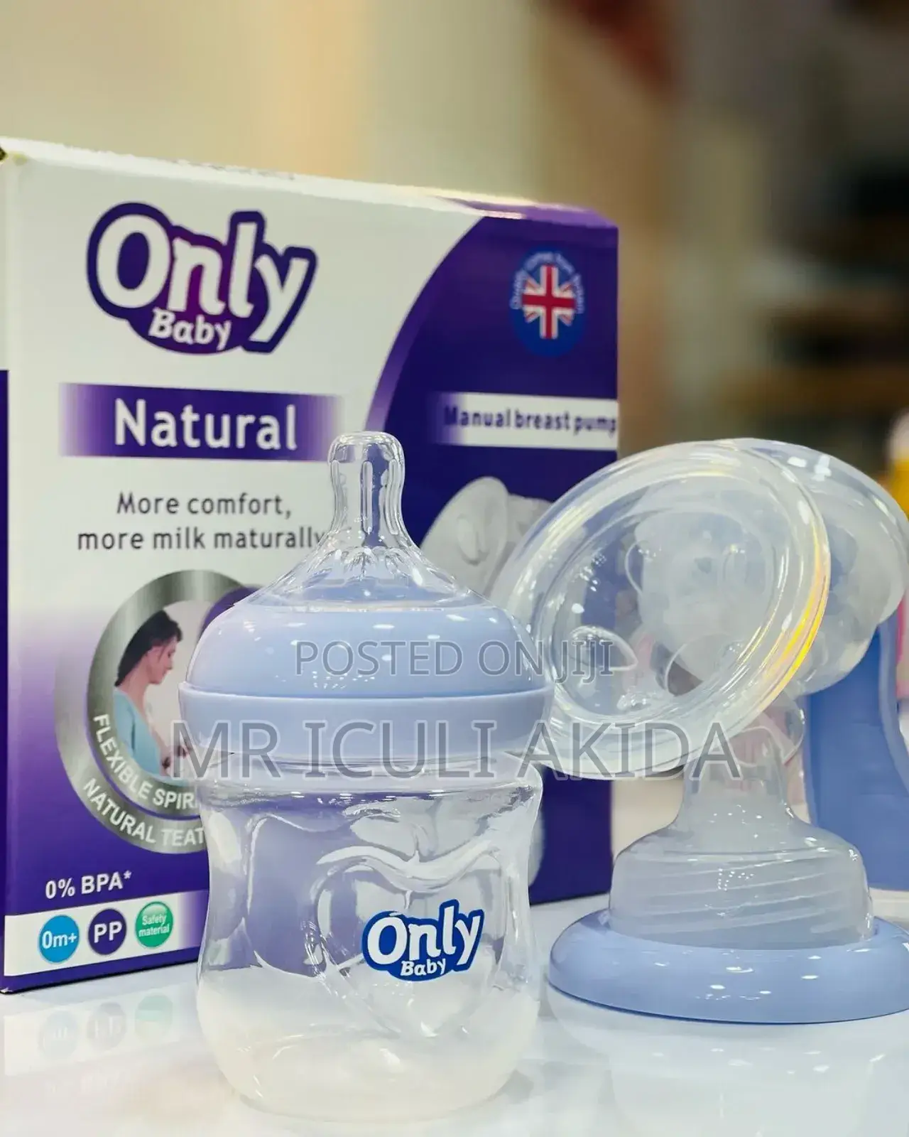 Only Baby Single Manual Breast Pump