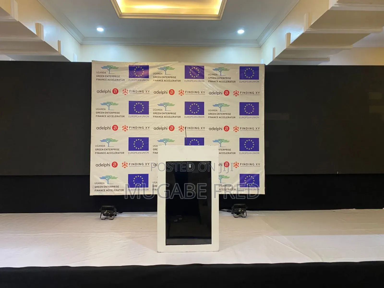 Printed Background Banner