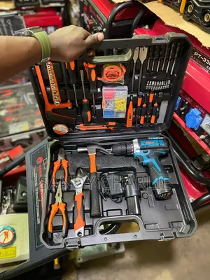 Tool Set With Cordless Drill