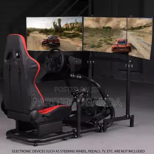 Hottoby Sim Racing Cockpit or Seat Triple Screen
