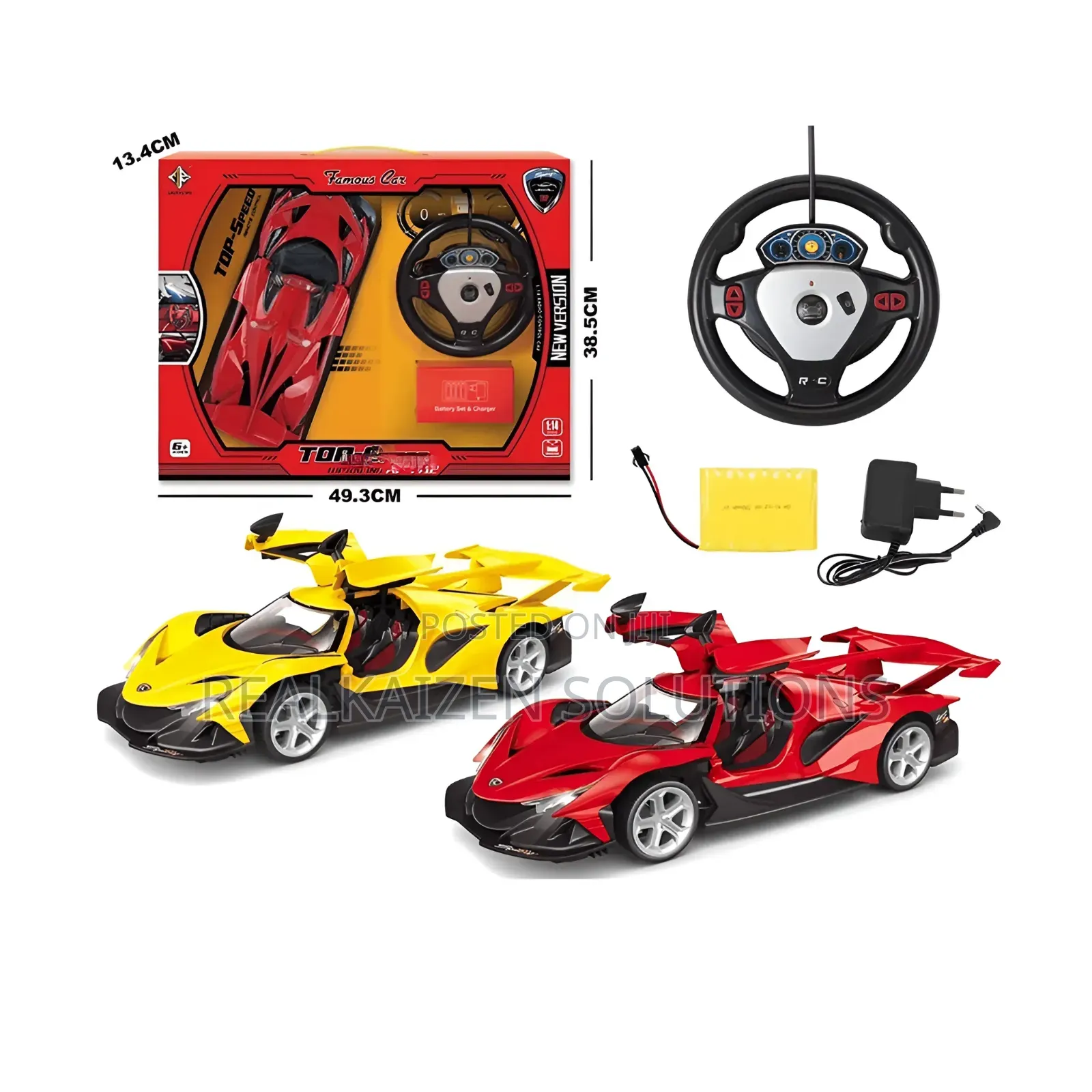 TOP SPEED Famous Car Steering Wheel Remote Control Racer Car