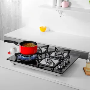 KRYPTON 2-in-1 Tempered Glass Built in Gas Hob Stove