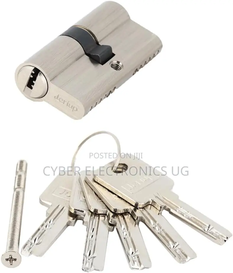 Door Lock Cylinder With 5 Keys Replacement